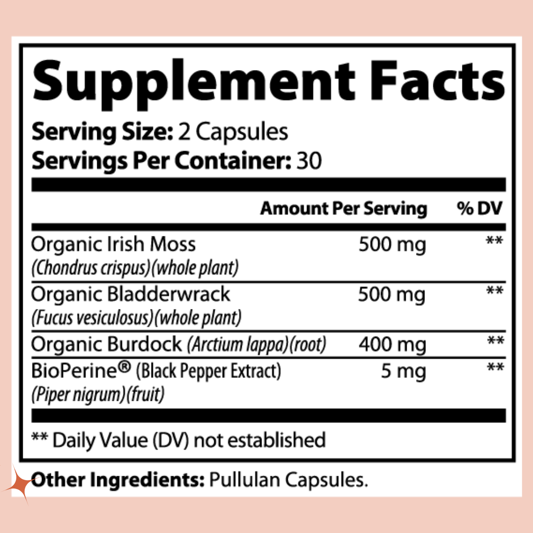 GraviolaGlow Sea Moss Capsules