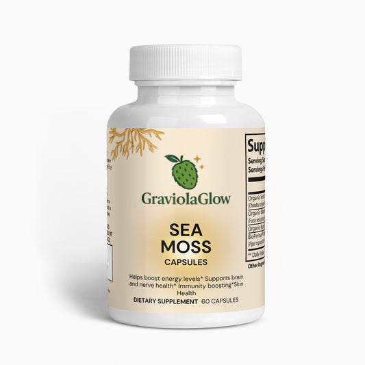 GraviolaGlow Sea Moss Capsules
