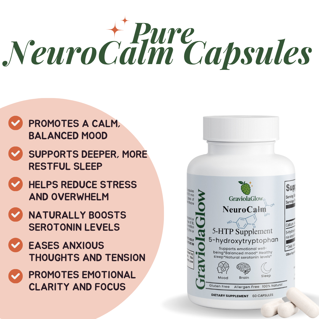 GraviolaGlow NeuroCalm    5-HTP Capsules