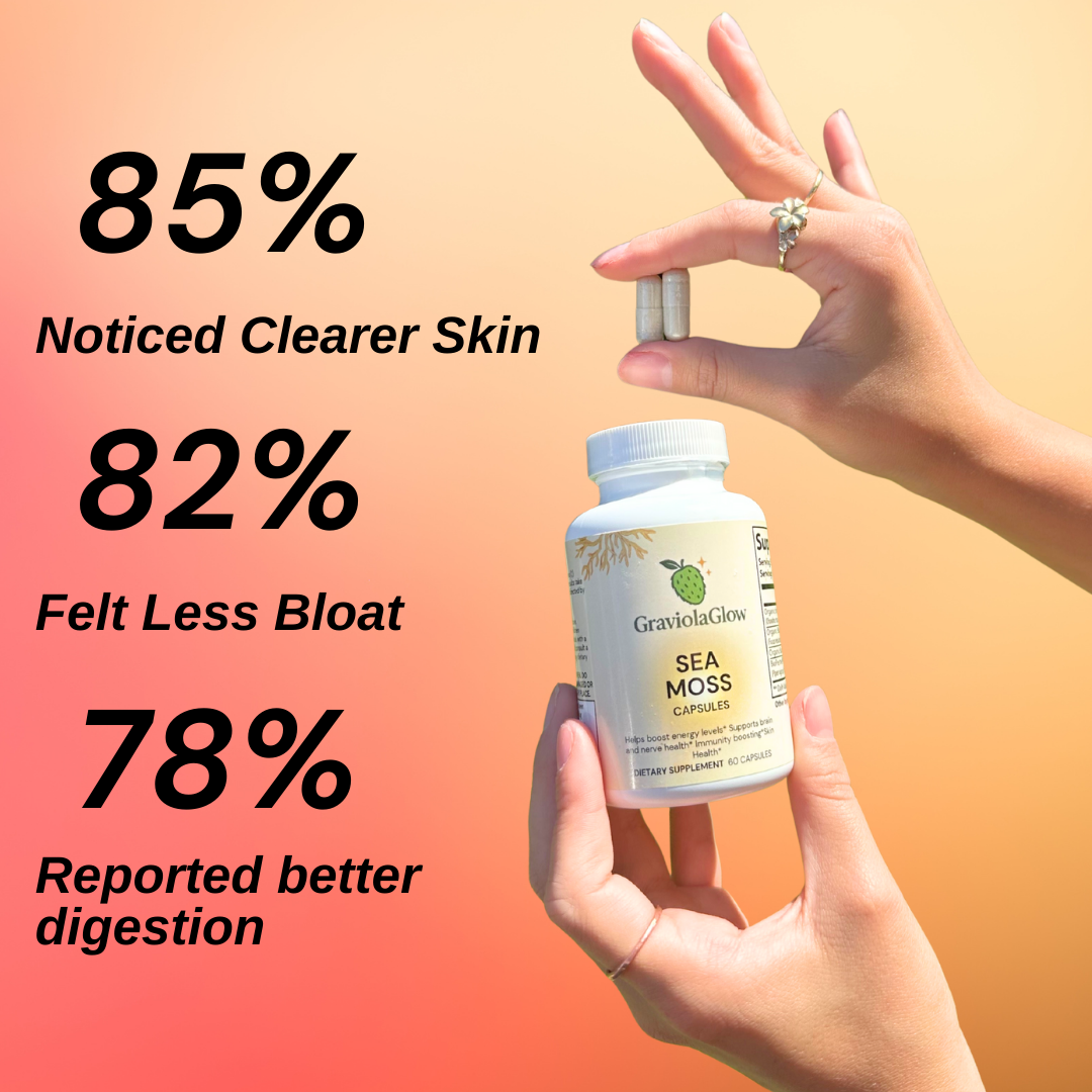 GraviolaGlow Sea Moss Capsules