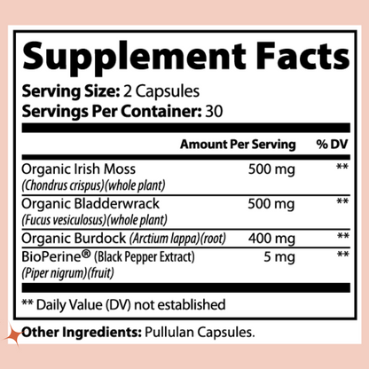 GraviolaGlow Sea Moss Capsules